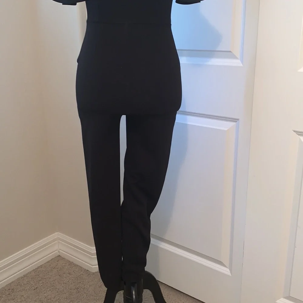 NEW LOOK PETITE BRAND NEW WITH TAGS SIZE 0 GORGEOUS JET BLACK JUMPSUIT - Picture 10 of 13